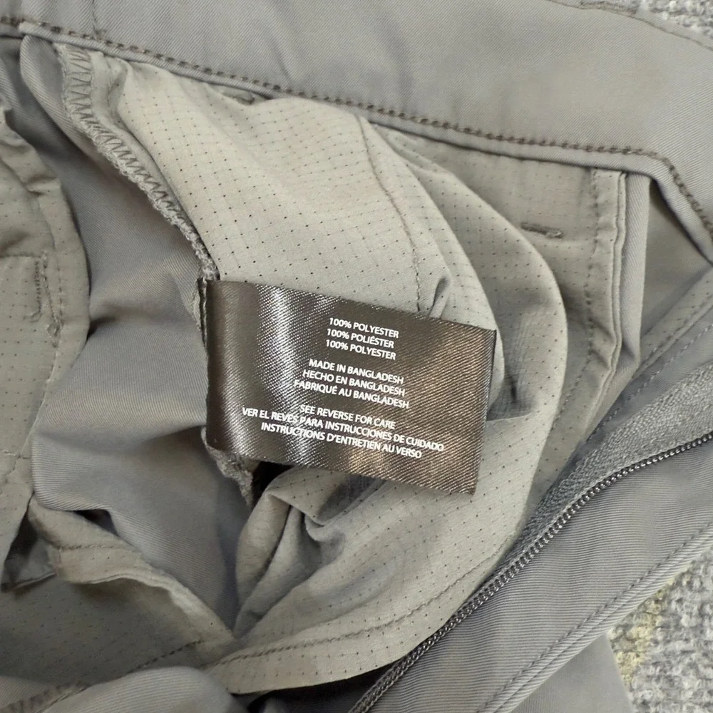Banana Republic Performance Commuter Pants Trousers Grey Size 34x30